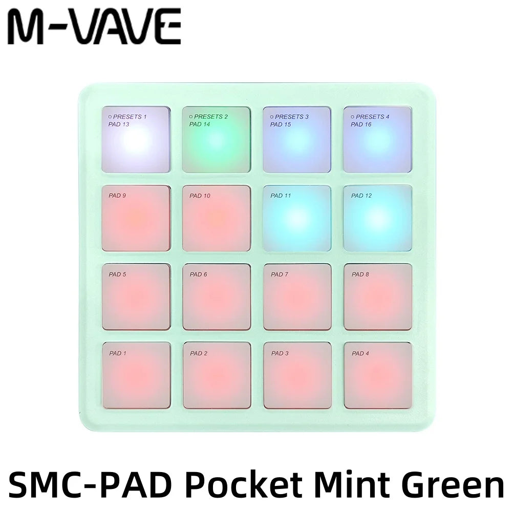 M-VAVE SMC-PAD Portable MIDI Controller Set