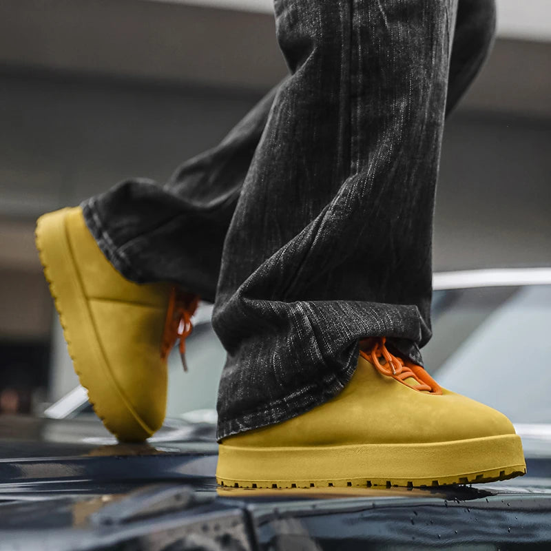 Men's Thick Soled Bread Boots