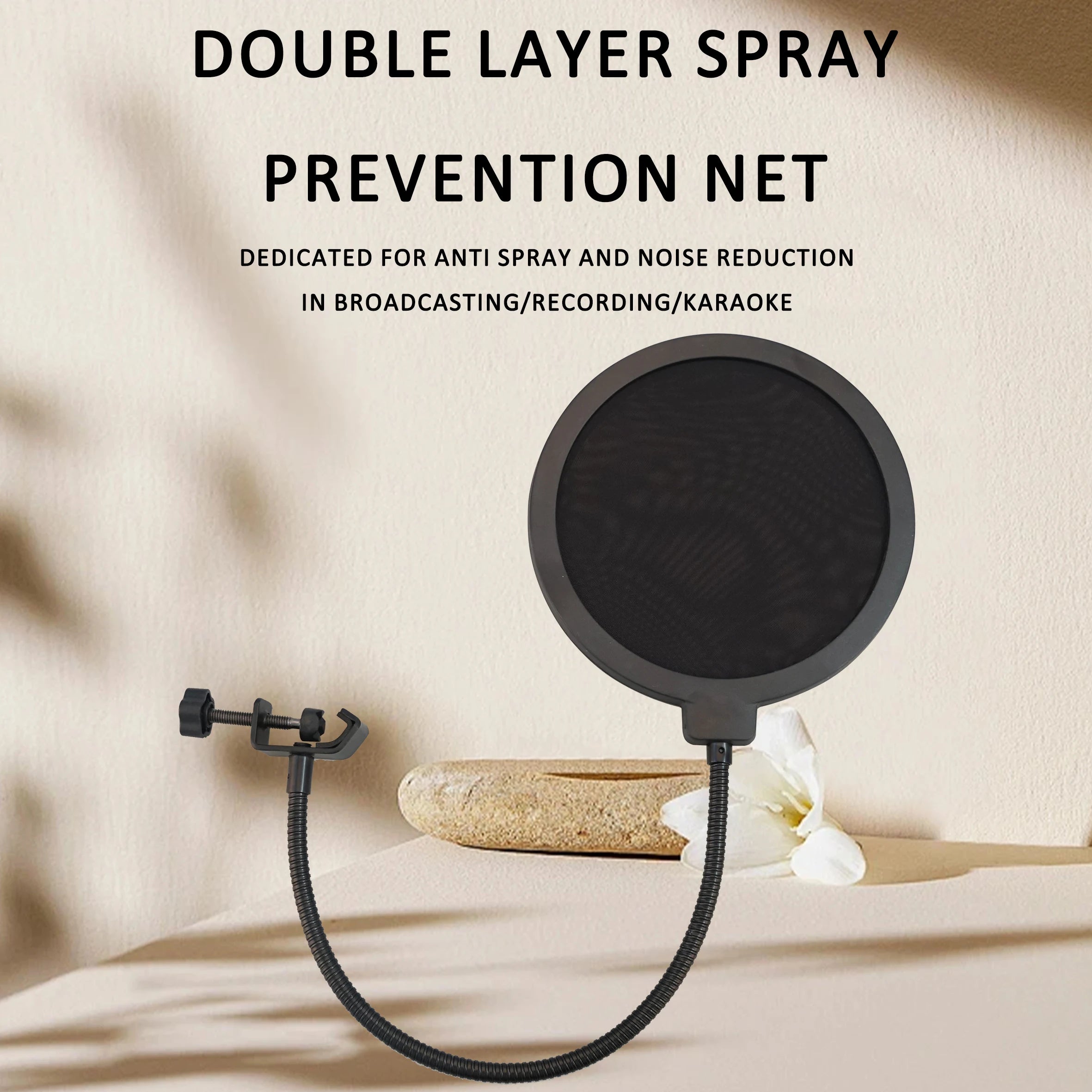 Microphone Popping Filter for Studio Recording