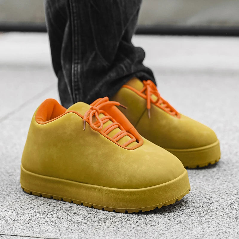 Men's Thick Soled Bread Boots