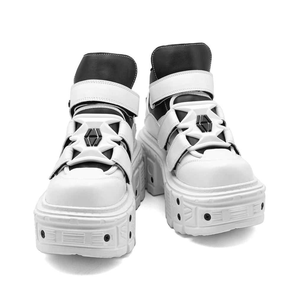 Women's Laced-Up Platform Gothic Ankle Boots