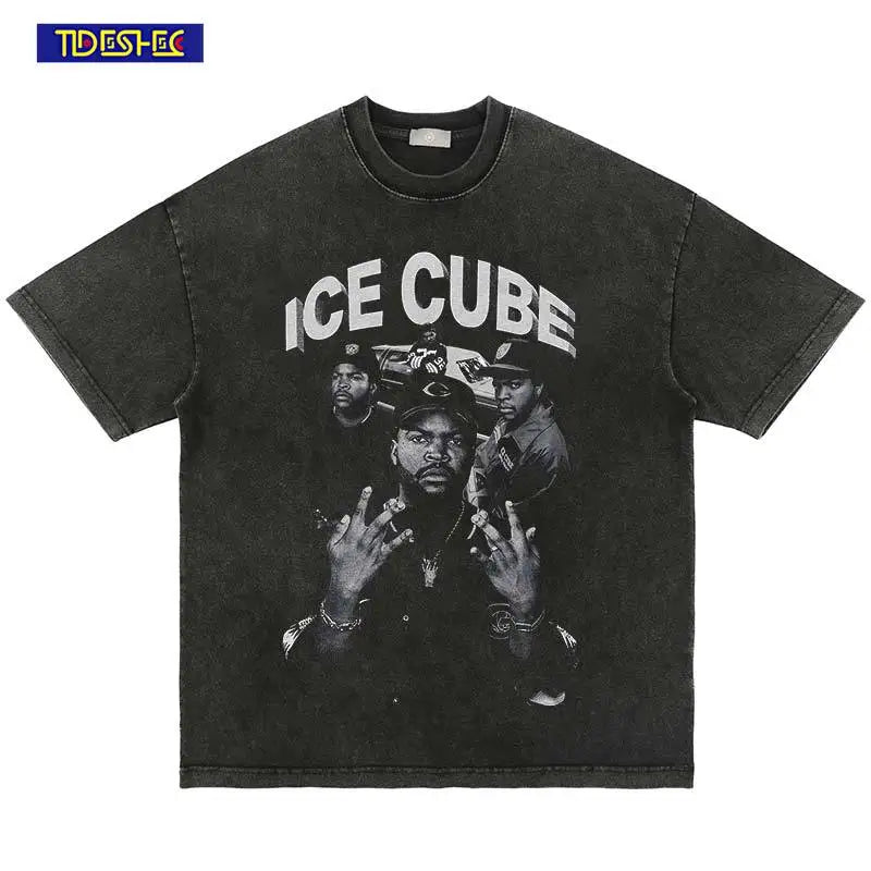 Ice Cube Harajuku Graphic Tee - Hip-Hop Style Essential