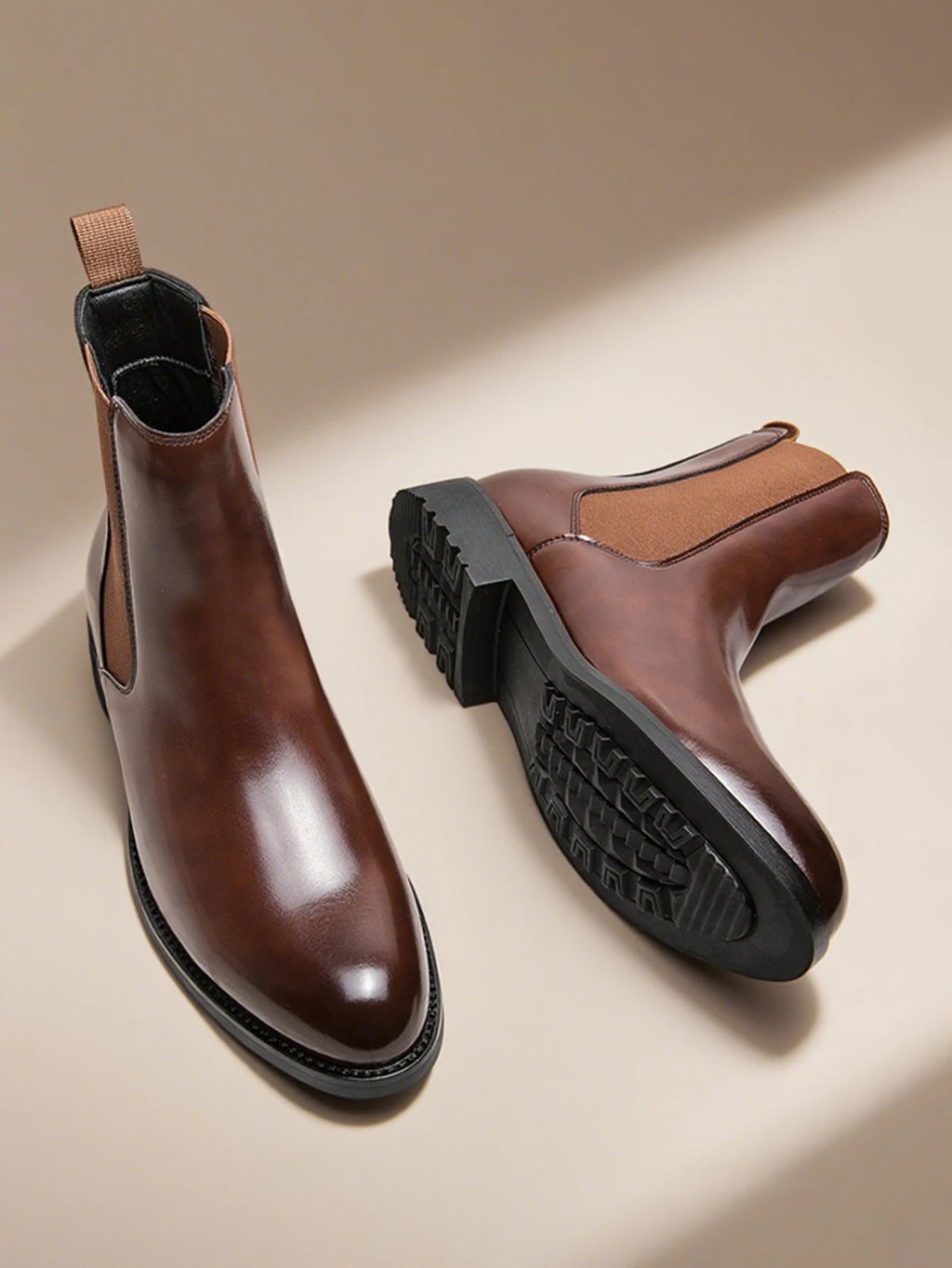 Men's Classic Designer Leather Chelsea Boots