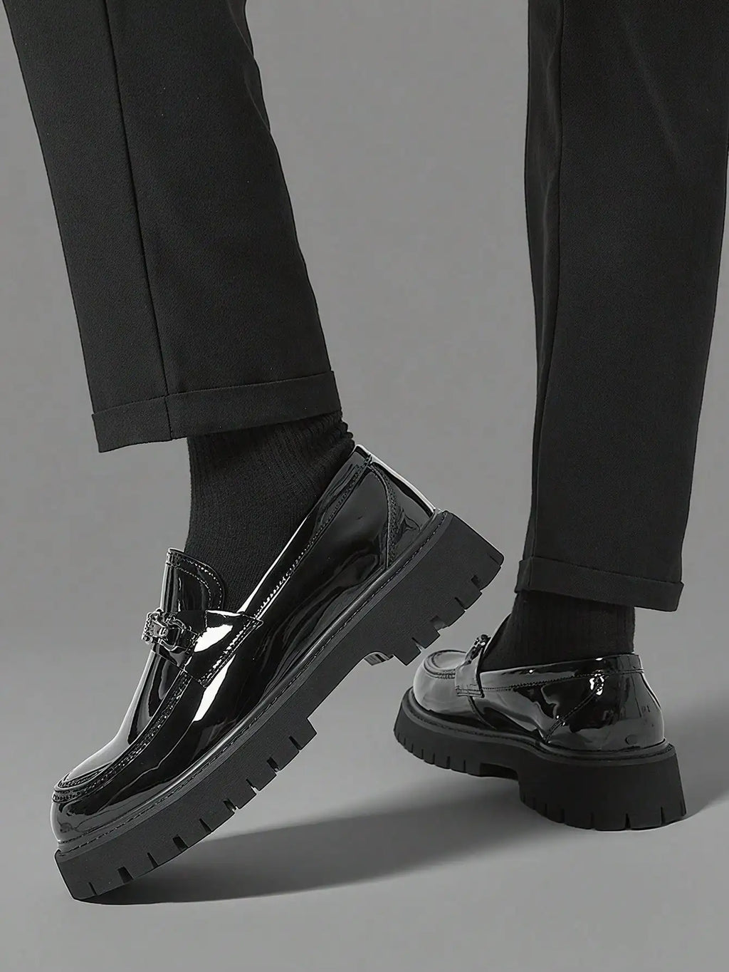 Men's Classic Thick Soled Penny Loafers