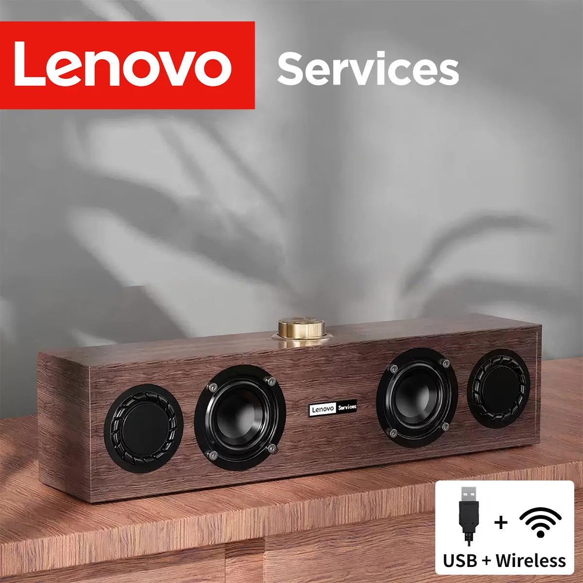 Universal Wired/Wireless Dual Retro Speakers