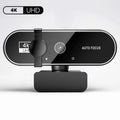 Lenovo 4K/2K/HD Mini Webcam With Microphone and Auto Focus