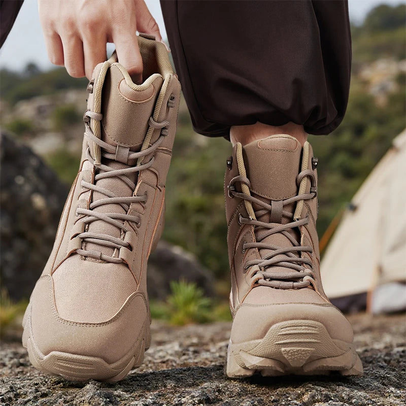 Men's Suede Outdoor Non-Slip Hiking Boots