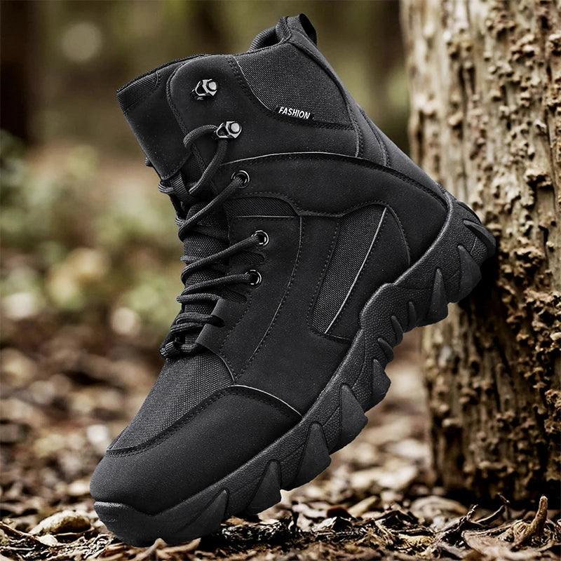 Men's Suede Outdoor Non-Slip Hiking Boots