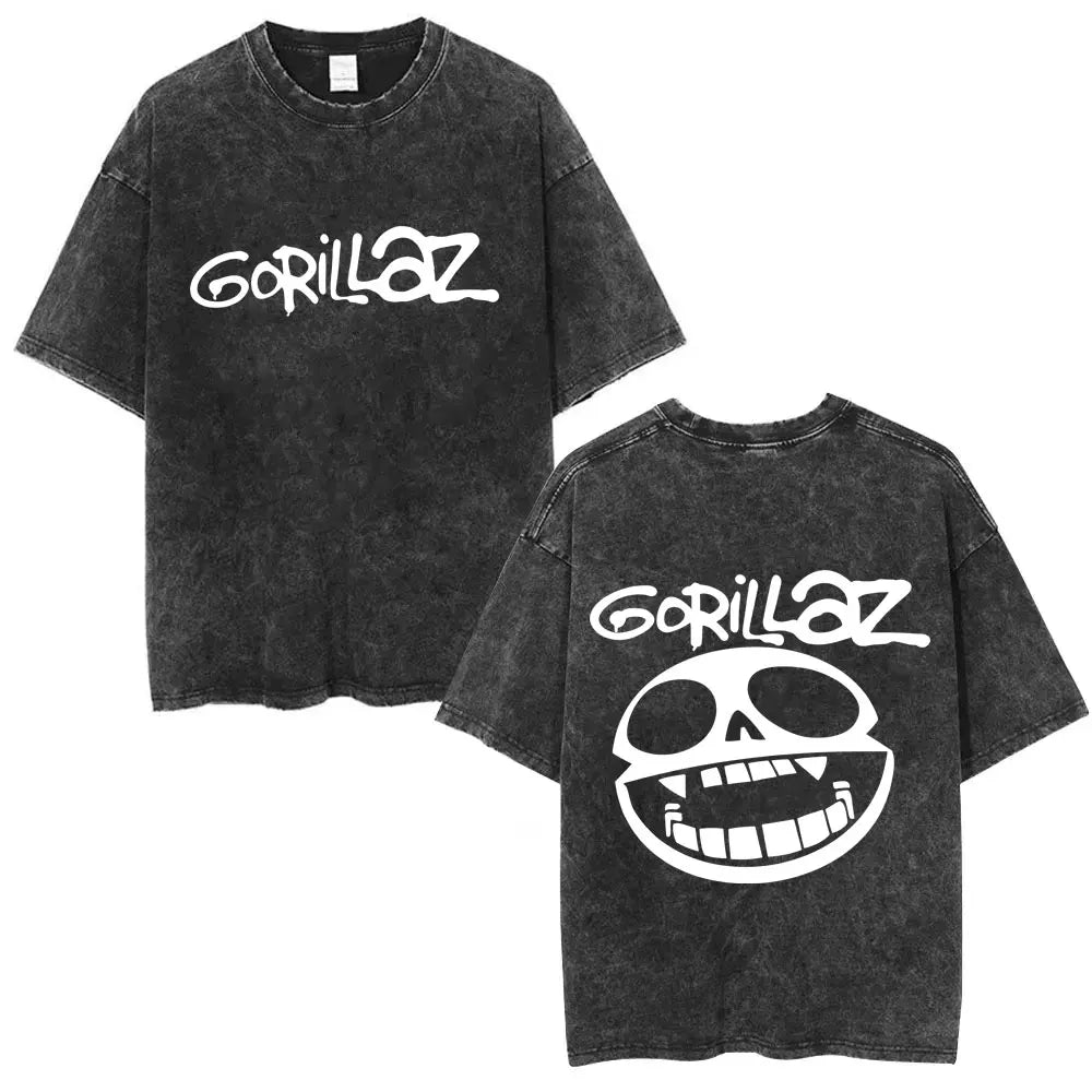 Vintage Gorillaz Punk Graphic T-shirt