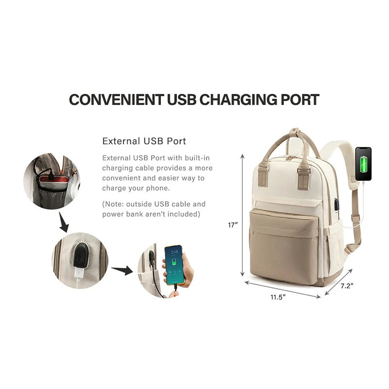 Fashionably Functional Travel Backpack