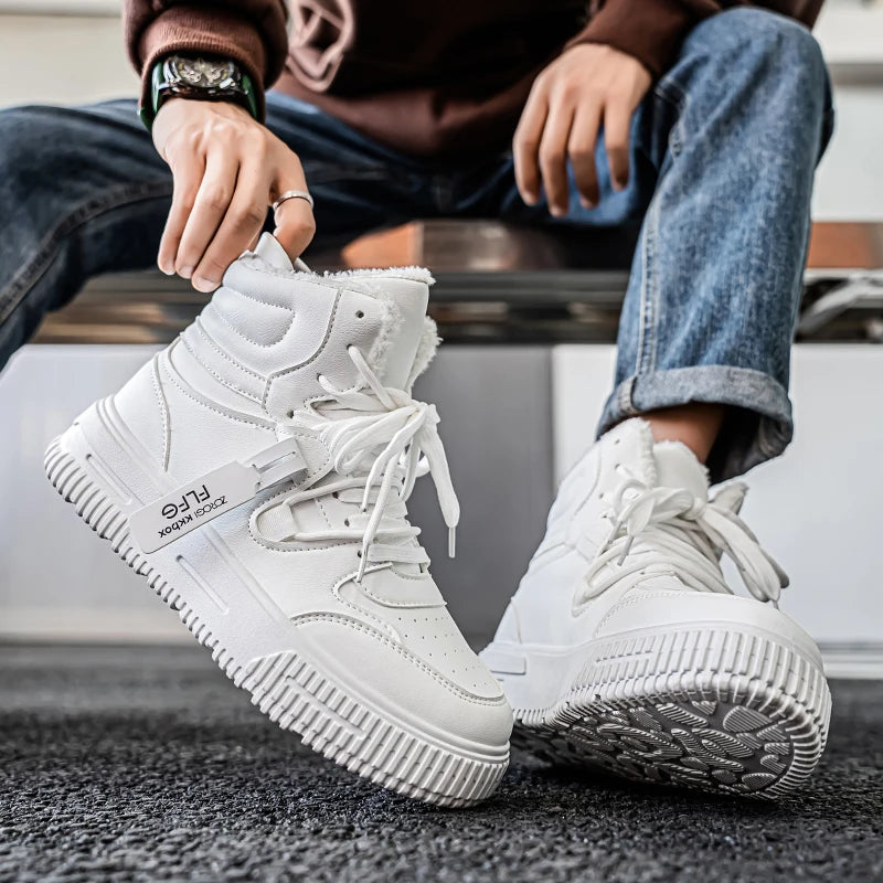 Warm Retro Fur Ankle Boots