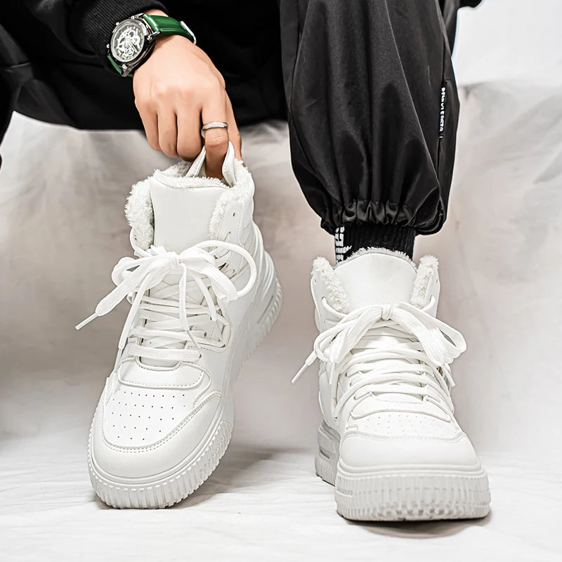 Warm Retro Fur Ankle Boots