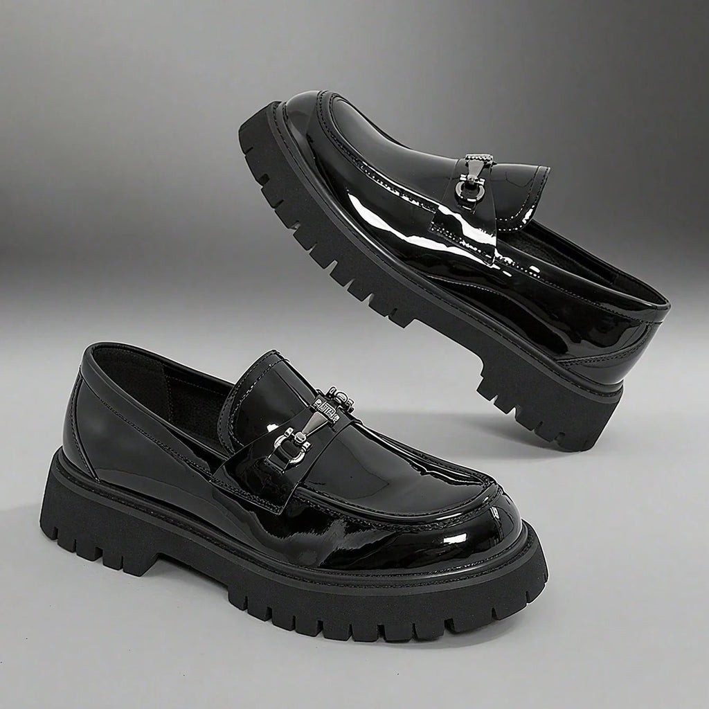 Men's Classic Thick Soled Penny Loafers