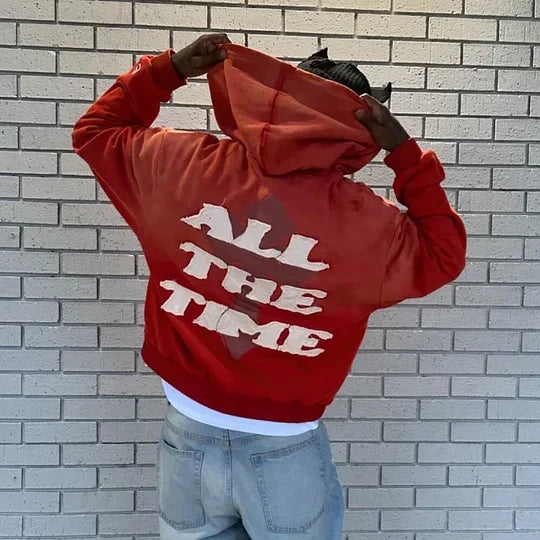 Y2K 'God is Good' Street Harajuku loose Hip-Hop Hoodie