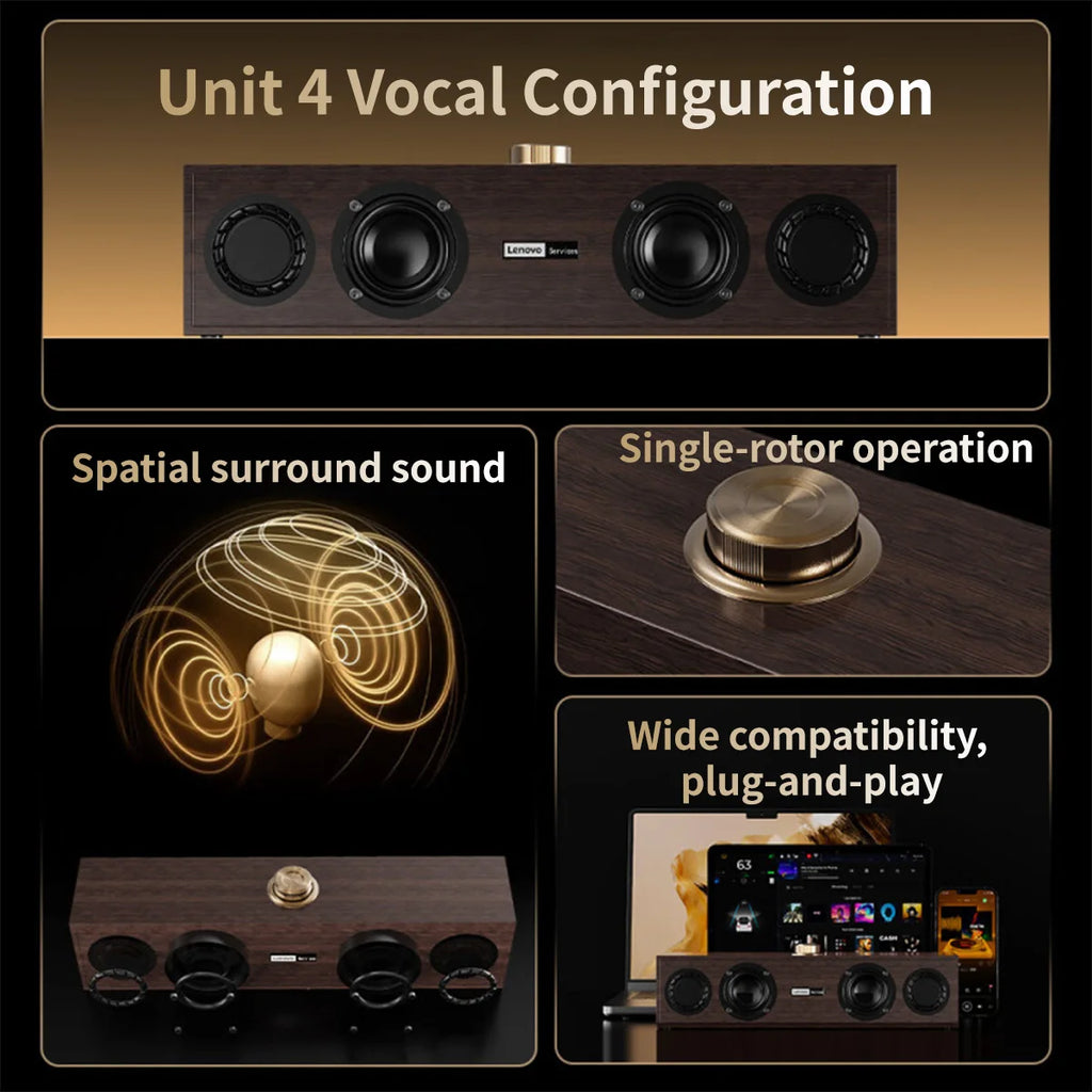 Universal Wired/Wireless Dual Retro Speakers