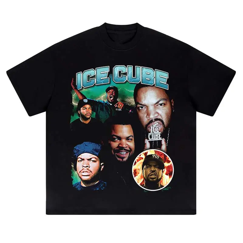 Ice Cube Harajuku Graphic Tee - Hip-Hop Style Essential
