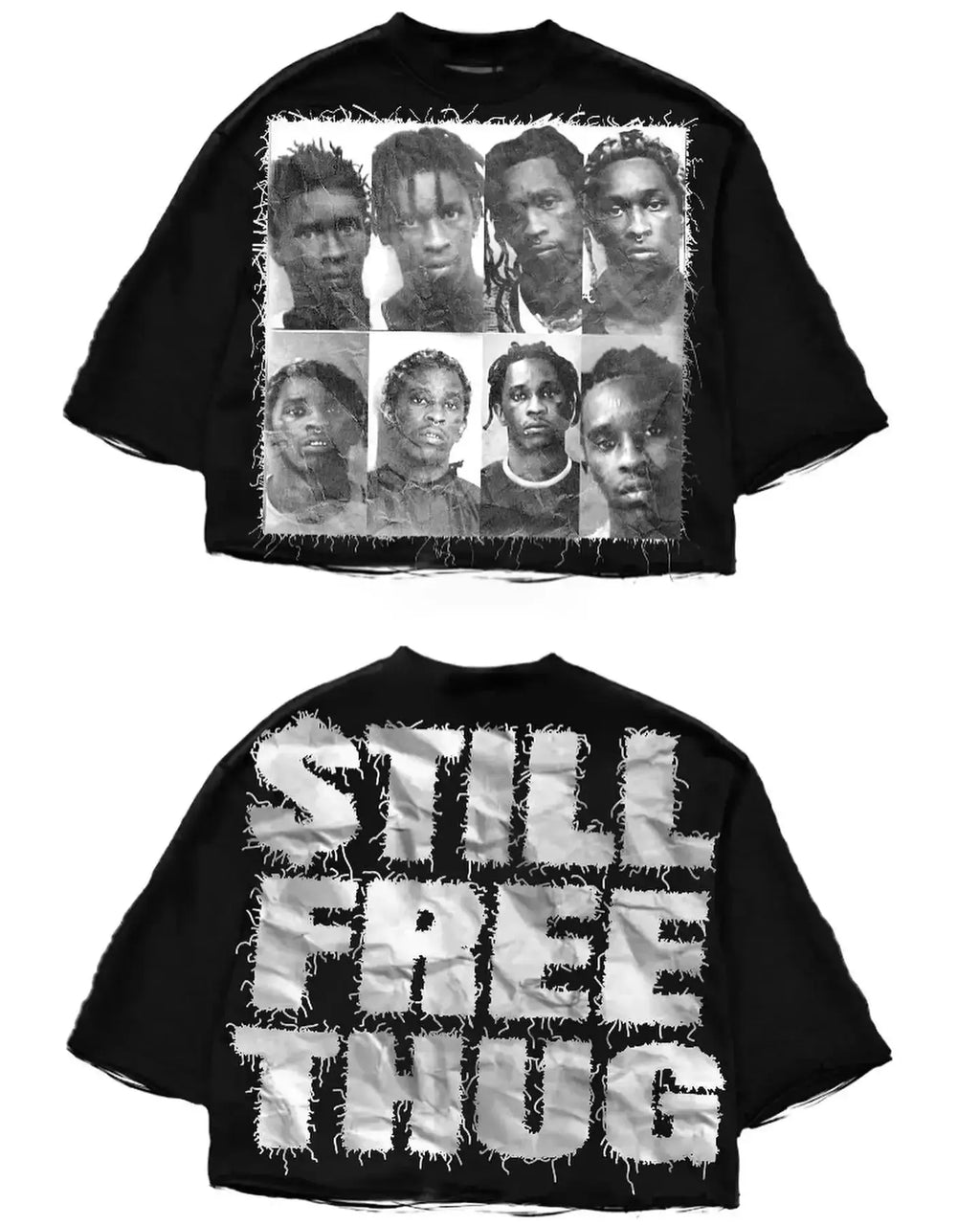 Y2K 'Richer Than My X' Hip-Hop Graphic T-Shirt