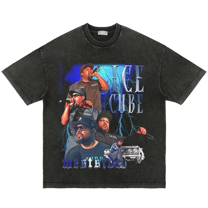 Ice Cube Harajuku Graphic Tee - Hip-Hop Style Essential