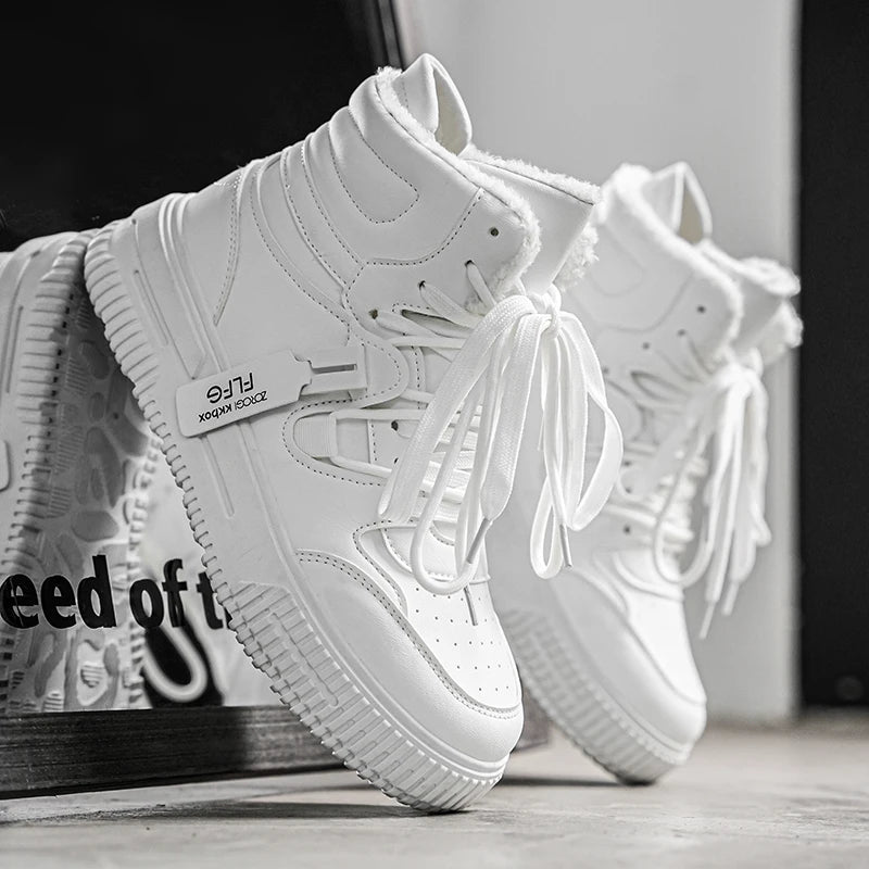 Warm Retro Fur Ankle Boots