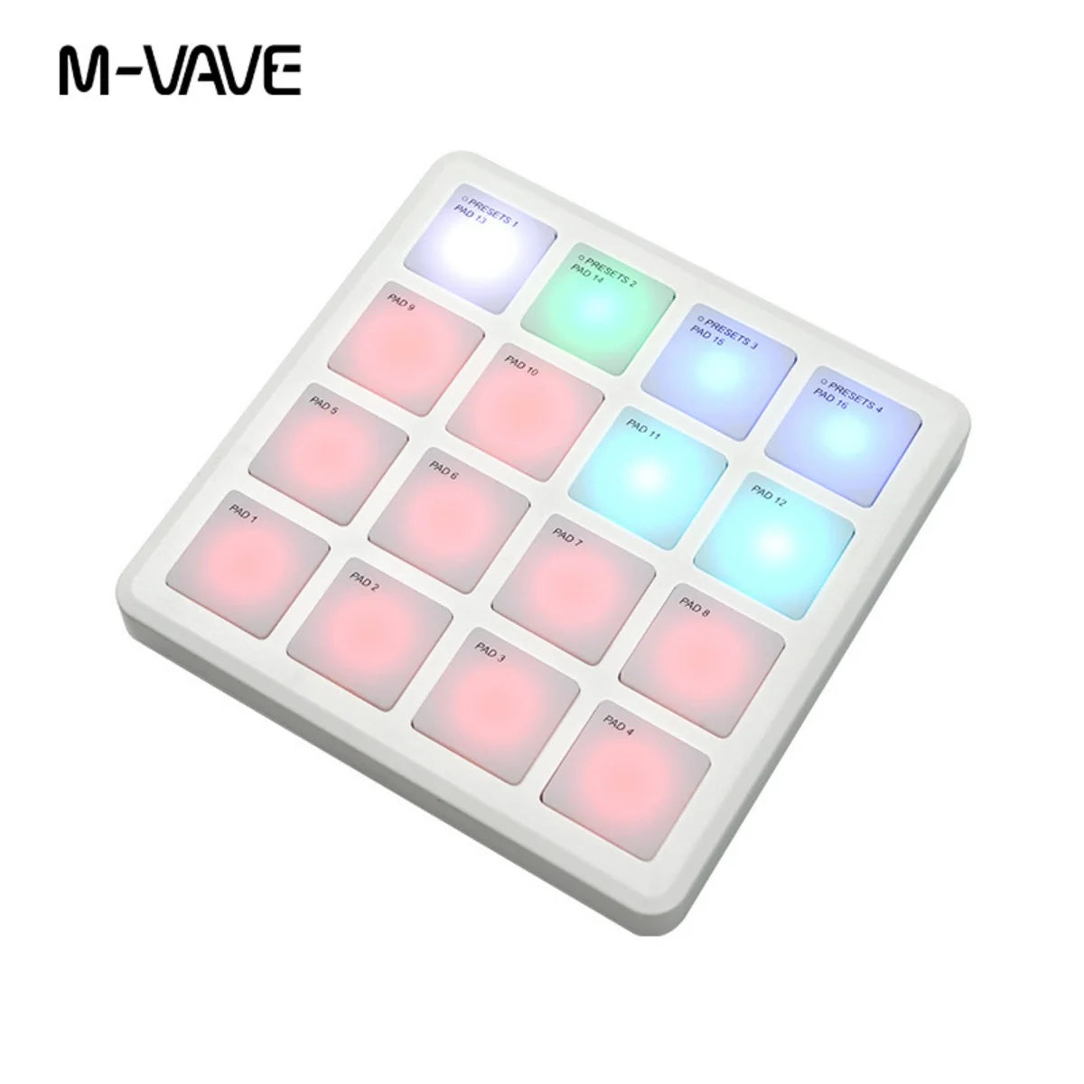 M-VAVE SMK-25 Pro MIDI Controller Wireless/USB DAW Sync | RGB Backlit