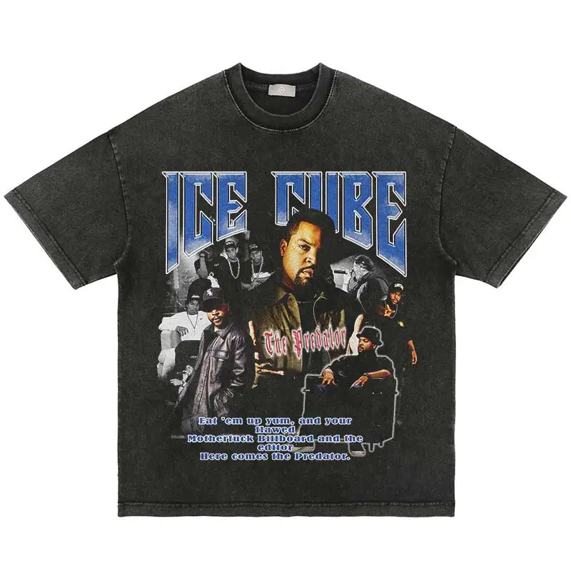 Ice Cube Harajuku Graphic Tee - Hip-Hop Style Essential