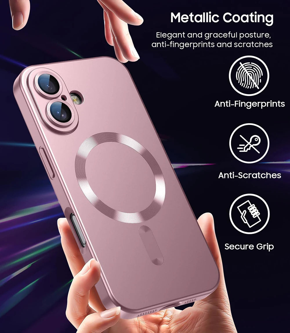Magnetic Wireless Charging Phone Case For iPhone