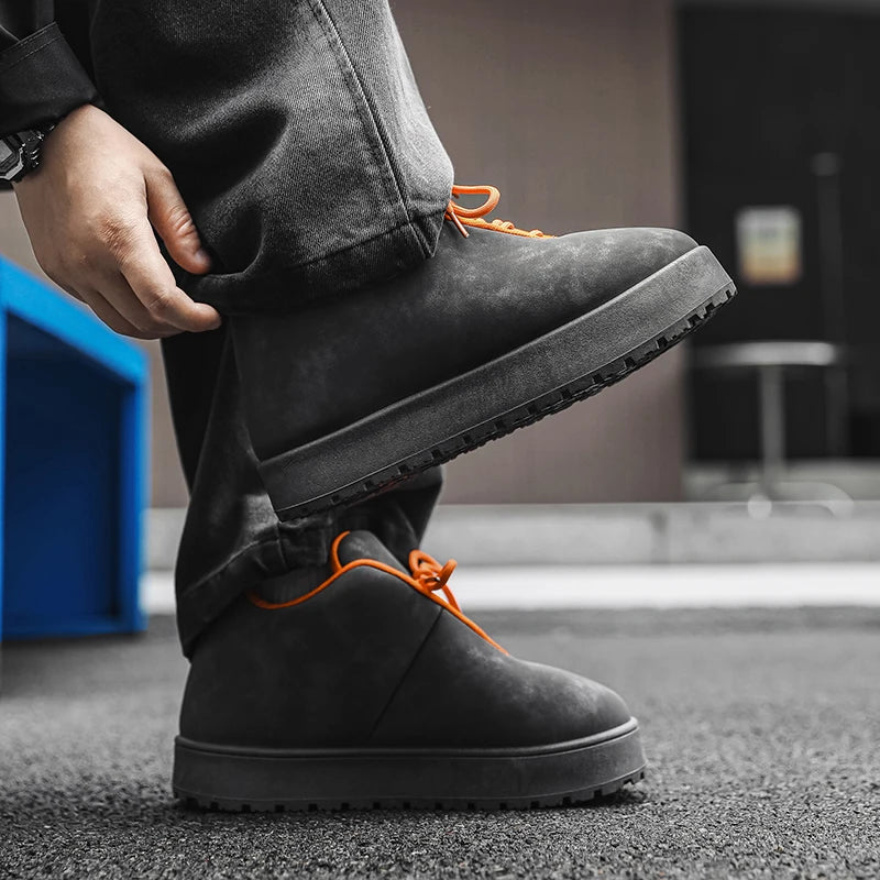 Men's Thick Soled Bread Boots