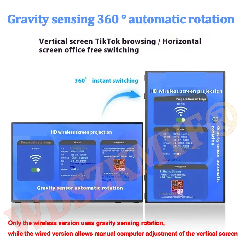 Portable External Wireless/Wired Monitor