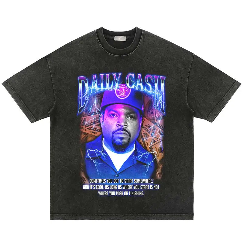 Ice Cube Harajuku Graphic Tee - Hip-Hop Style Essential