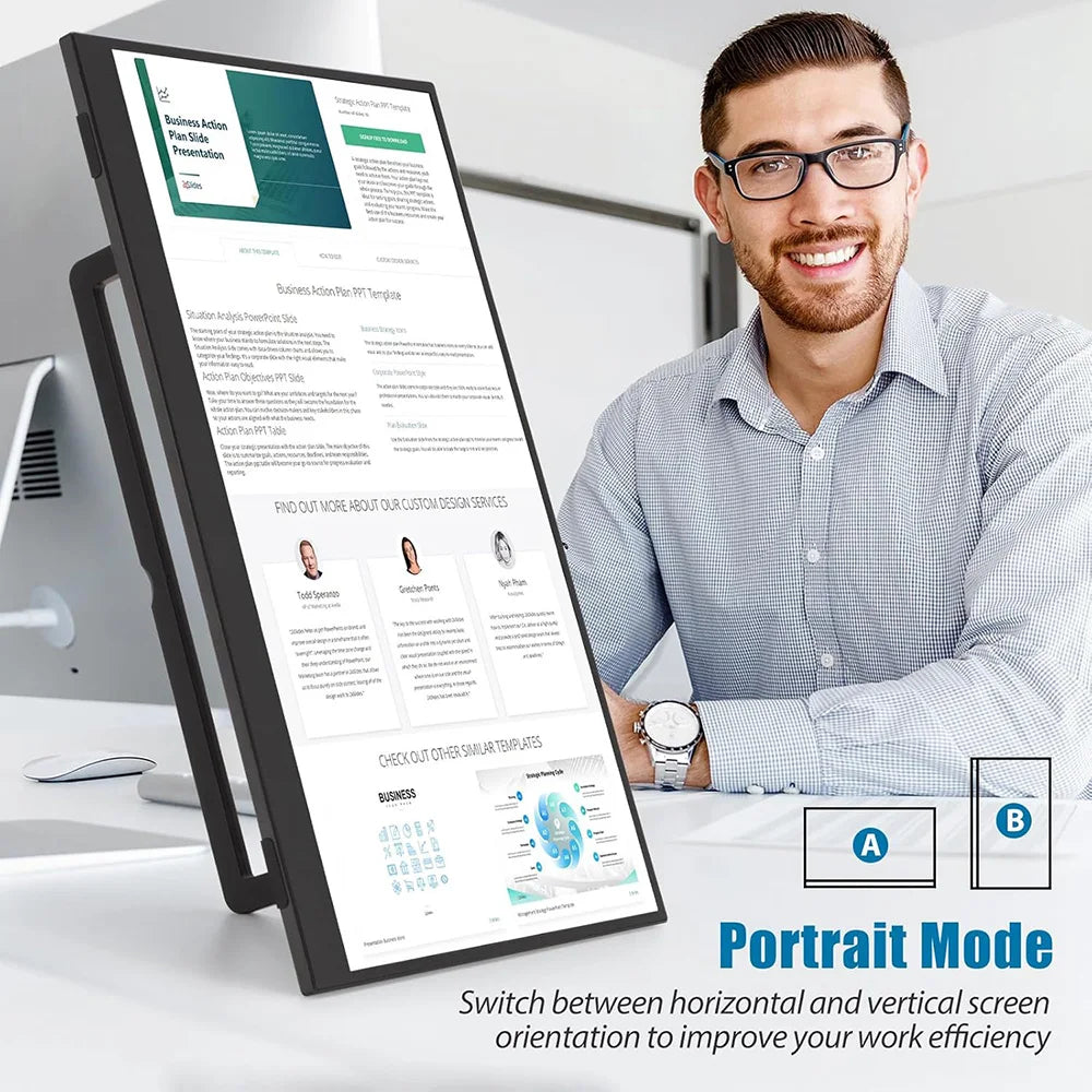 Portable External Wireless/Wired Monitor