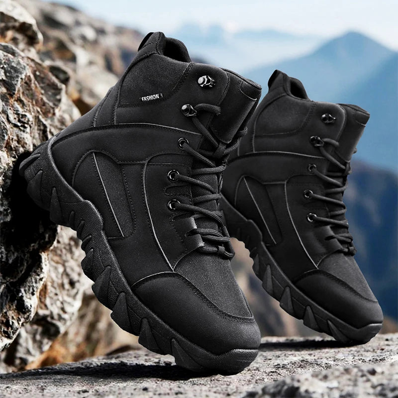 Men's Suede Outdoor Non-Slip Hiking Boots