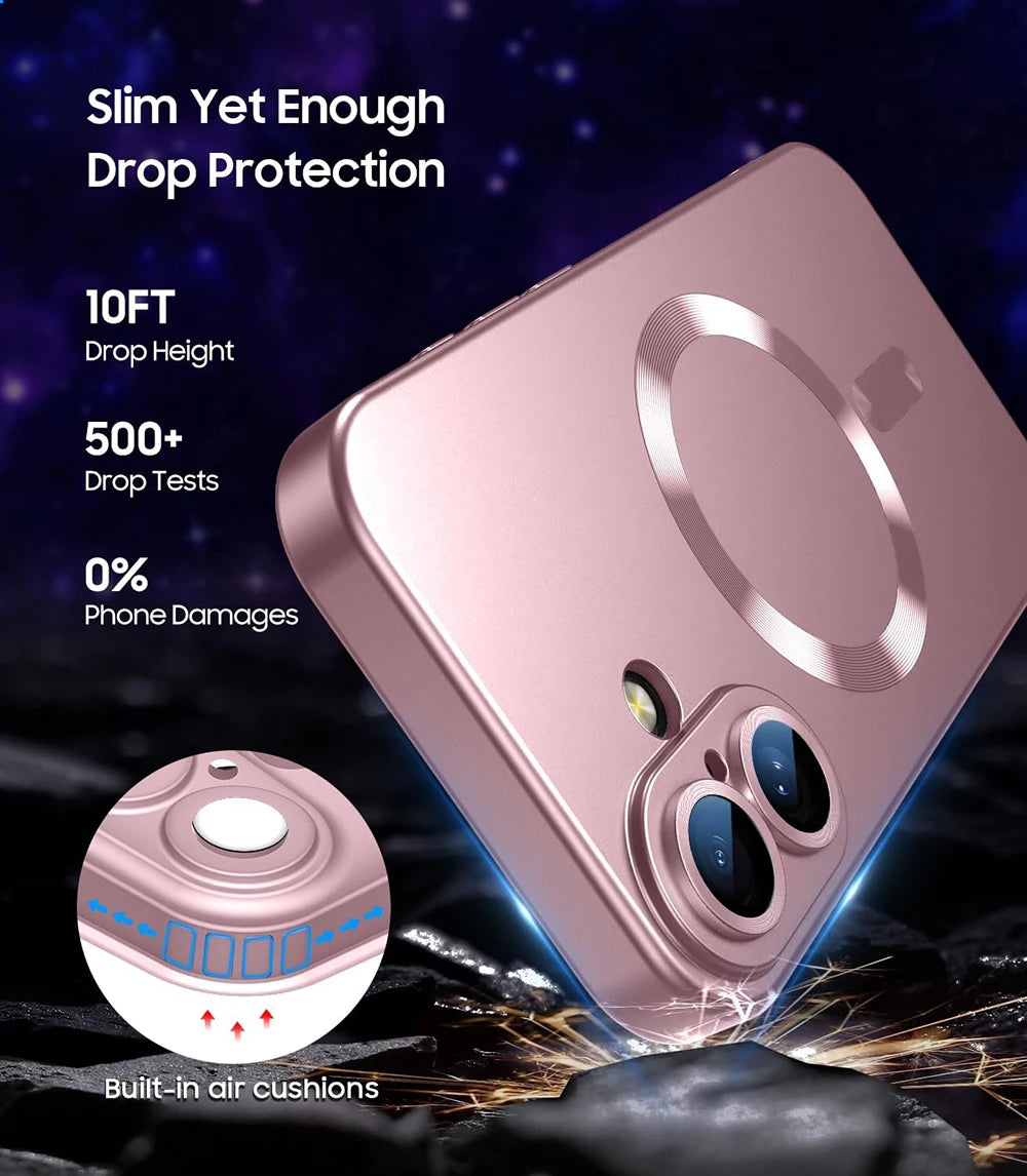 Magnetic Wireless Charging Phone Case For iPhone