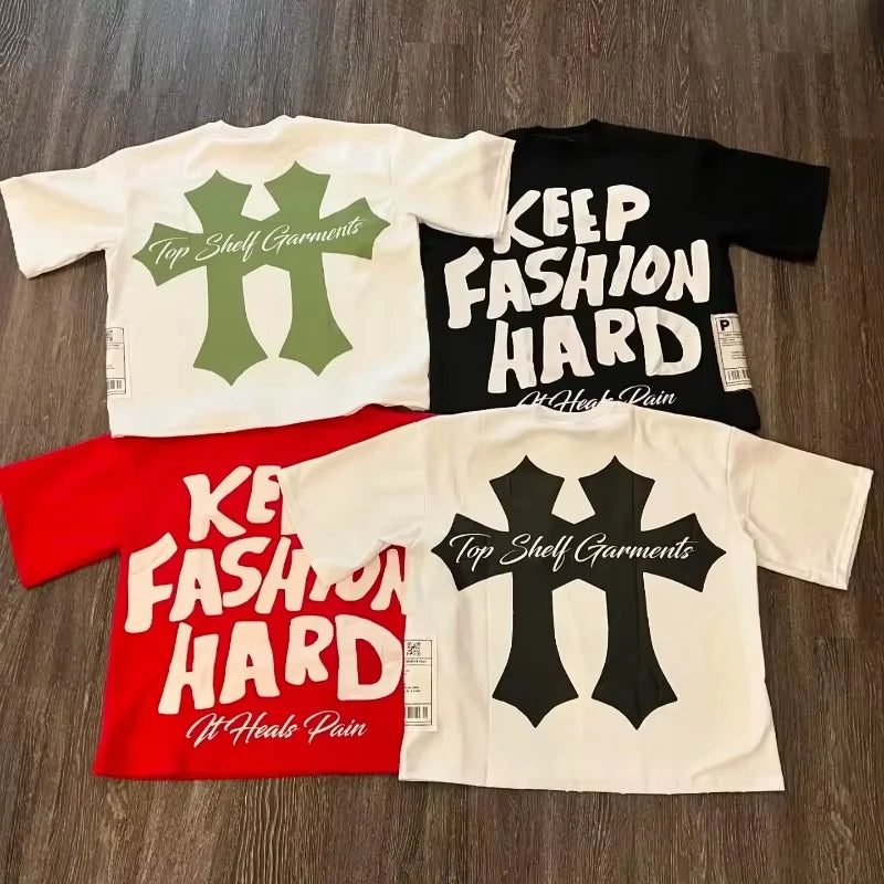 Trendy 'Hard Fashion' T-shirt