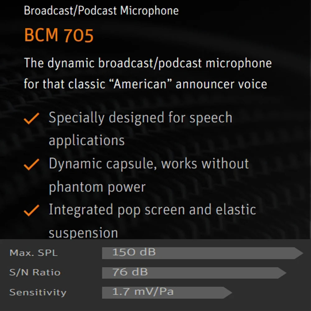 Professional Broadcasting Microphone for DJs Producers Podcasting