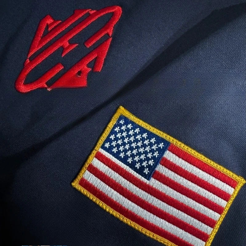 The American Astronaut Quarterzip Sweater