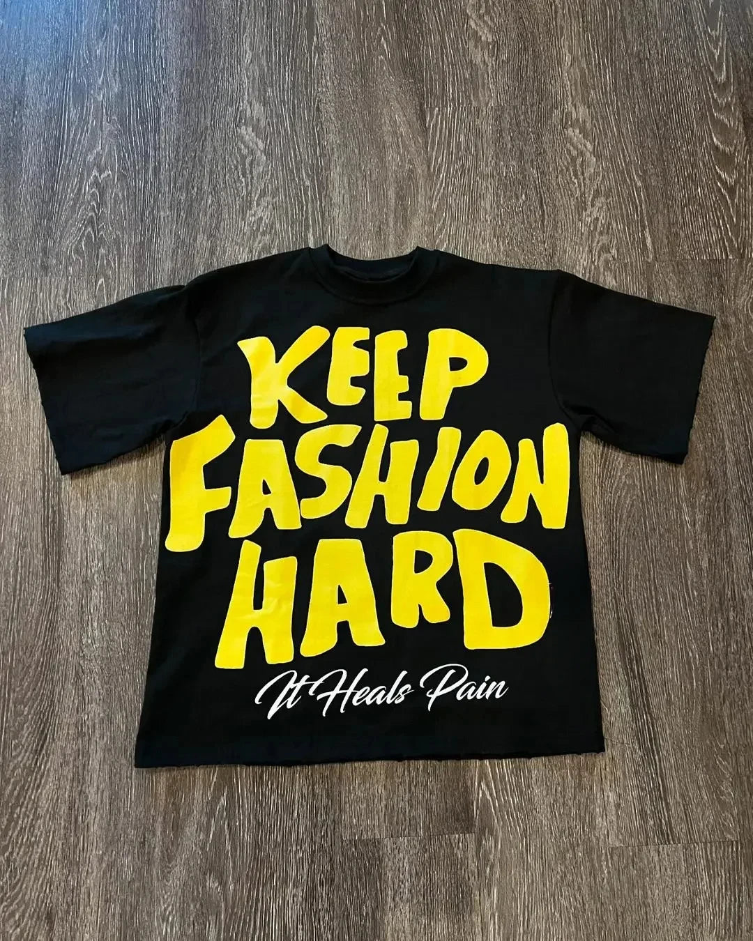 Trendy 'Hard Fashion' T-shirt