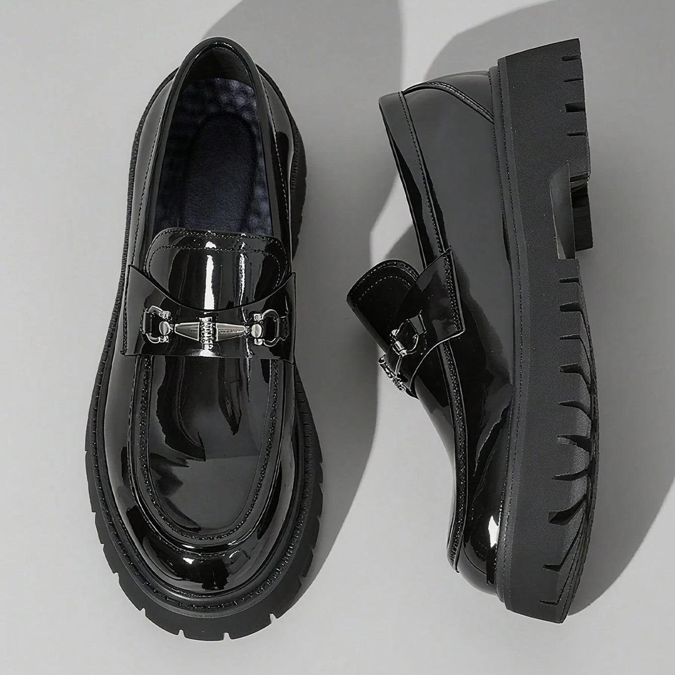 Men's Classic Thick Soled Penny Loafers