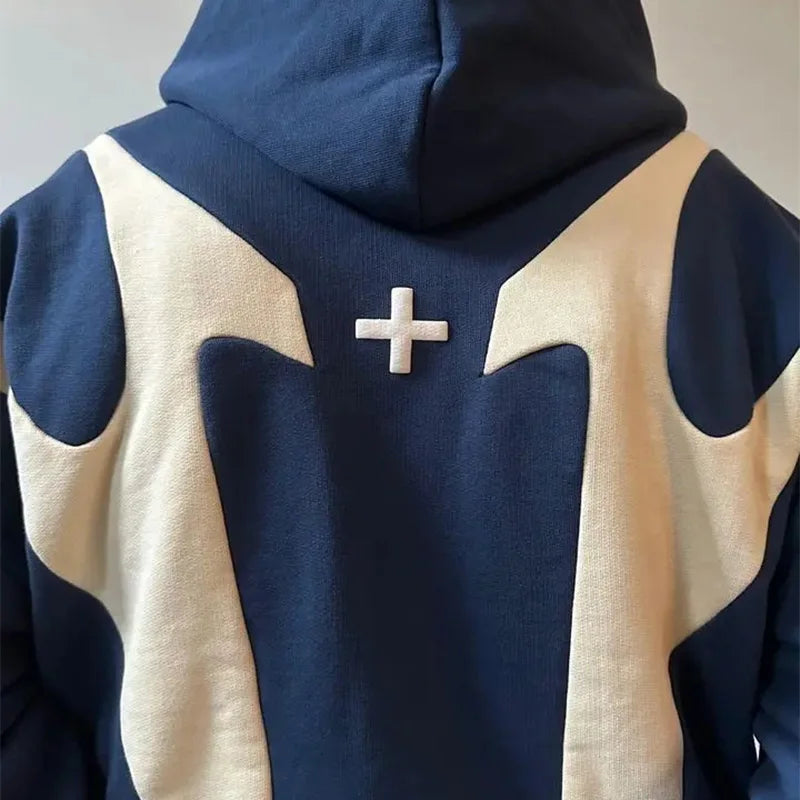 American Retro Y2K Harajuku Zip Up Hoodie