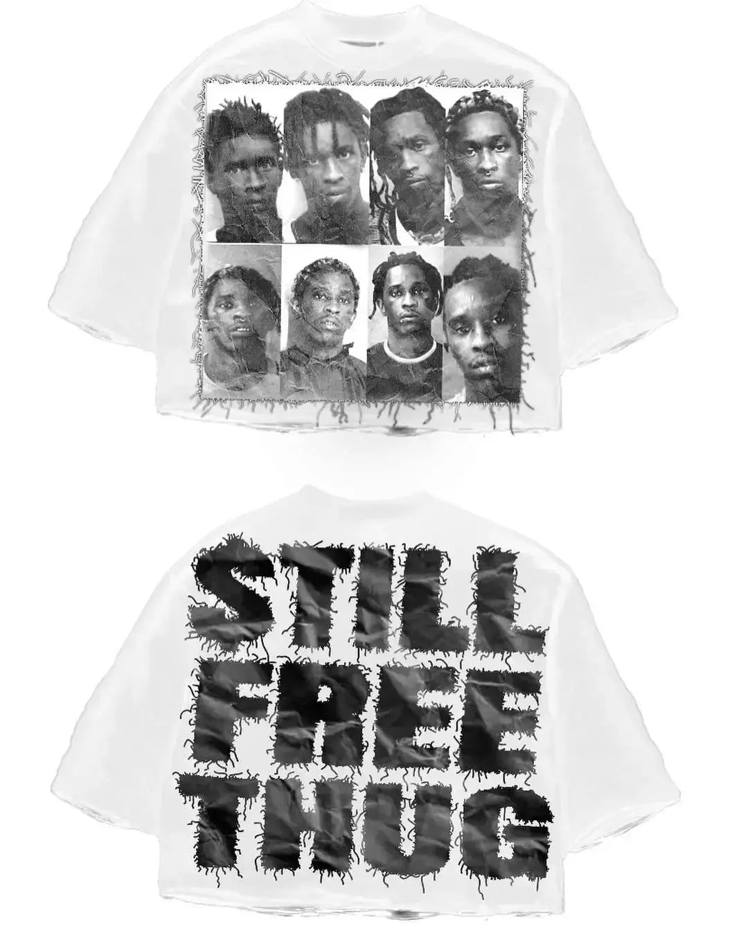 Y2K 'Richer Than My X' Hip-Hop Graphic T-Shirt