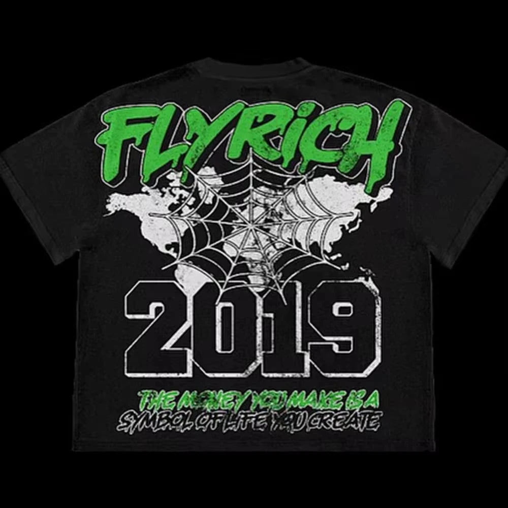Vintage FlyRich World Graphic T-Shirt