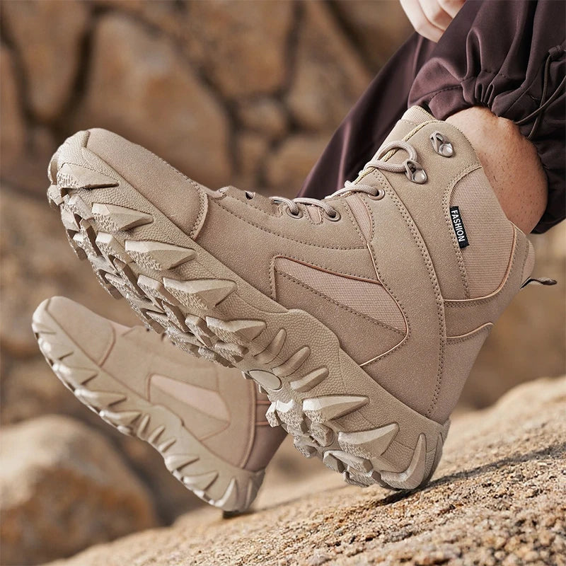 Men's Suede Outdoor Non-Slip Hiking Boots