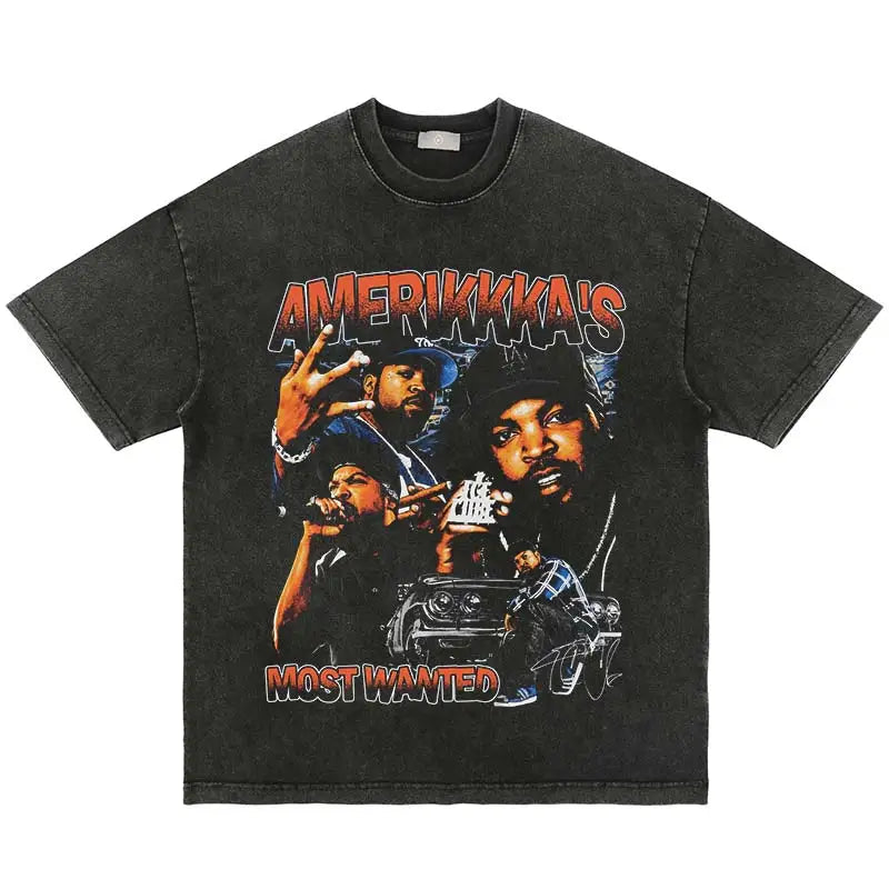 Ice Cube Harajuku Graphic Tee - Hip-Hop Style Essential