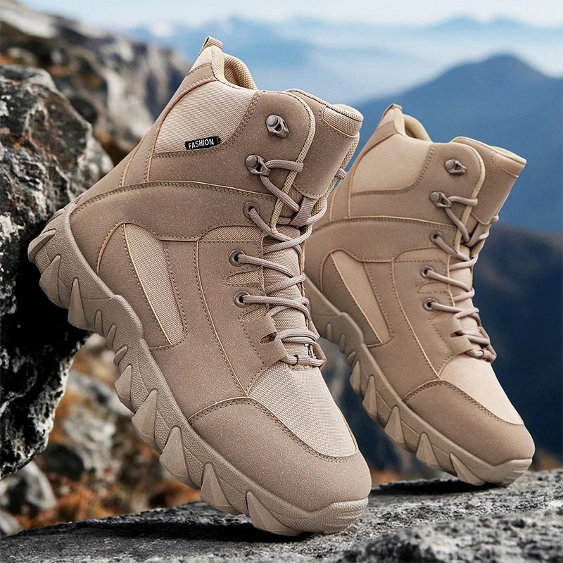 Men's Suede Outdoor Non-Slip Hiking Boots