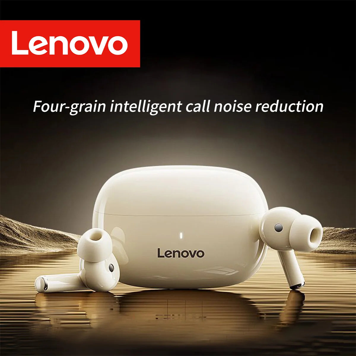 Wireless Bt5.4 Noise Cancelling Earbuds by Lenovo