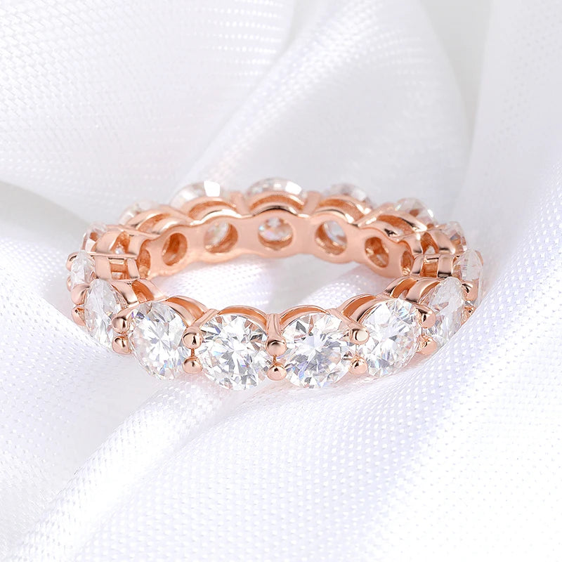 3/3.5/5mm Rose Gold Diamond Ring