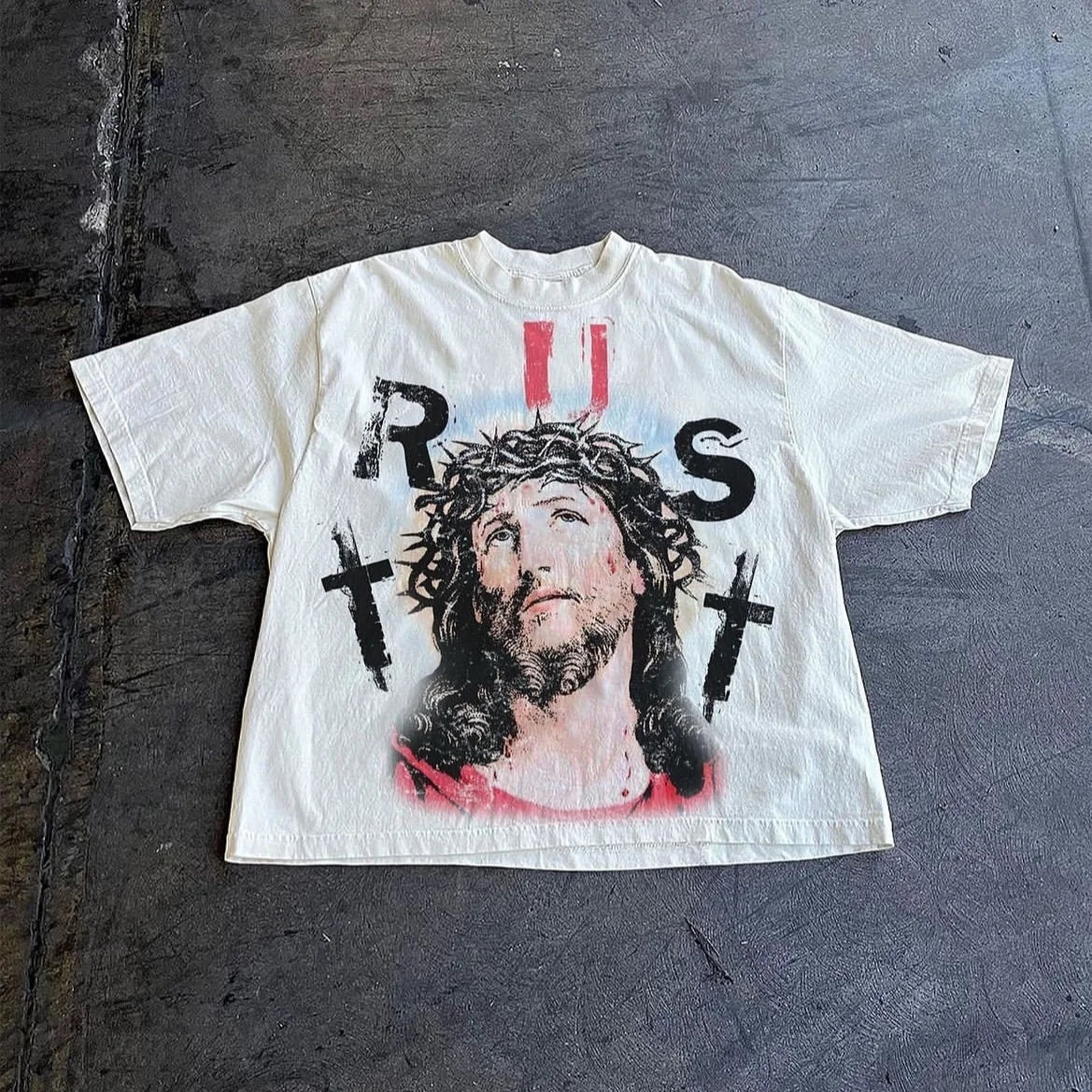 Original Manman 'Trust God' Graphic T-shirt