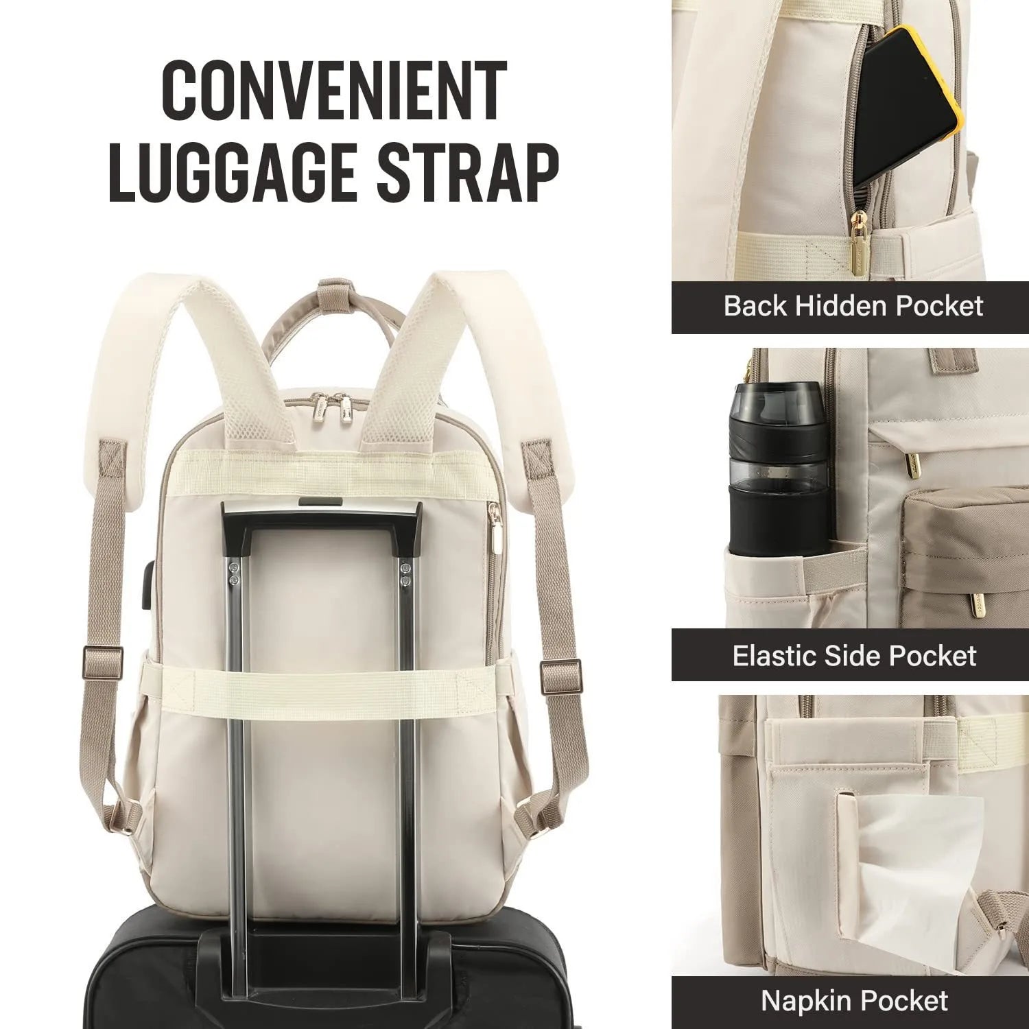 Fashionably Functional Travel Backpack