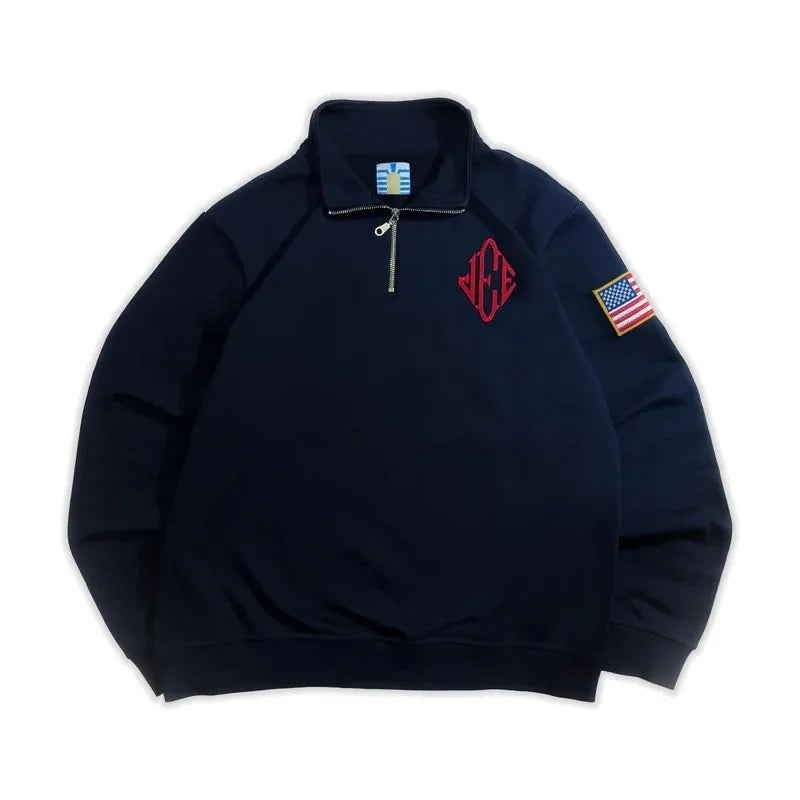 The American Astronaut Quarterzip Sweater
