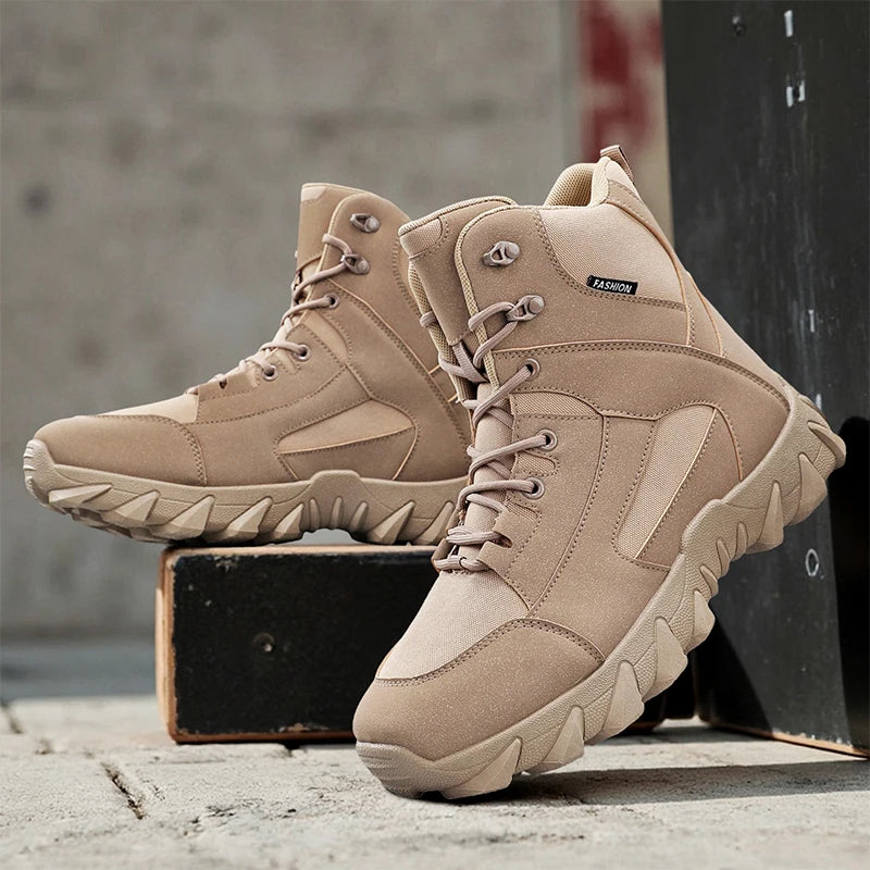 Men's Suede Outdoor Non-Slip Hiking Boots