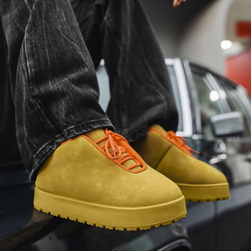 Men's Thick Soled Bread Boots